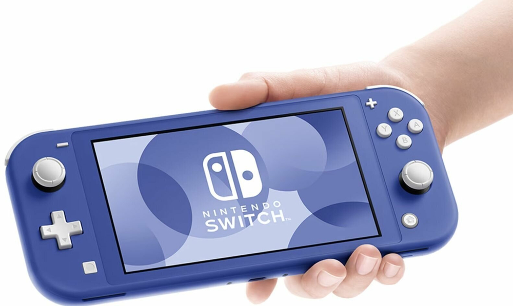 Игровая приставка Nintendo Switch Lite 32 ГБ, без игр, синий