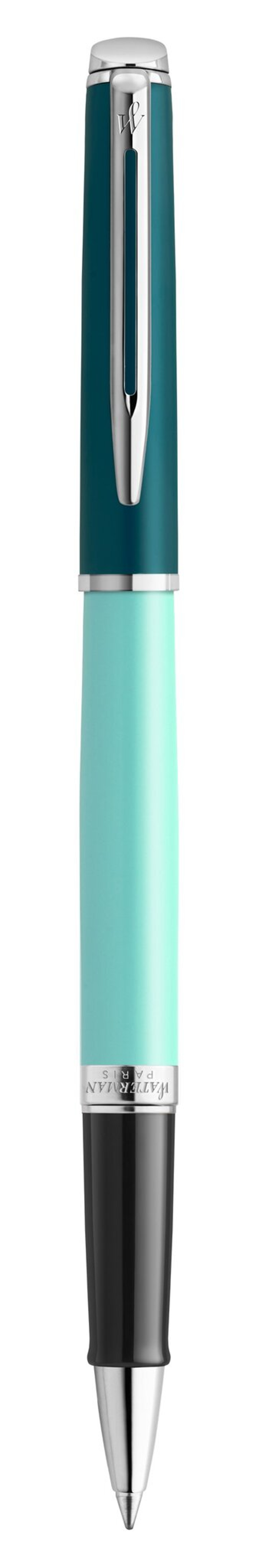 Ручка роллер Waterman Hemisphere Colour Blocking Green CT, стержень: M, цвет: Blue, в подарочной упаковке