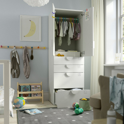 IKEA LEN  (ИКЕА ЛЕН)  -  Коврик, горошек/серый, 133x160 см