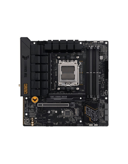 Материнская плата ASUS TUF GAMING B650M-E WIFI (Socket AM5, mATX, 4xDDR5(128GB), 4xDDR5(192GB), DP / HDMI, 2xPCIe 4.0x16 / 1xPCIe 4.0, 1xLAN (2.5GbE), Wi-Fi 6i, BT5.2, 4xSATA 6Gb / s, 3xM.2, 1xType-C, 4xUSB 3.2, 3xUSB 2.0)