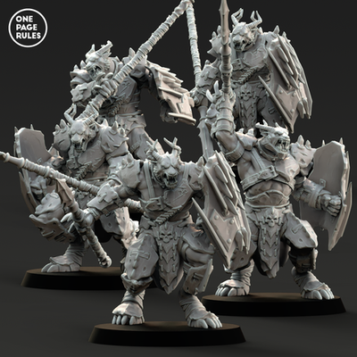 Beastmen Elite Warriors Spears