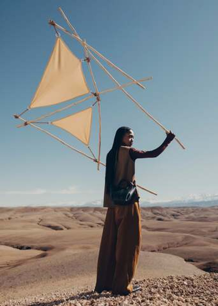 POLENE СУМКА CYME TOTE NANO, ЧЕРНЫЙ