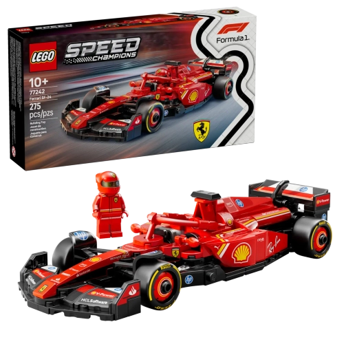 Конструктор LEGO Speed Champions 77242 Гоночный автомобиль Ferrari SF-24 F1