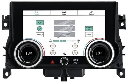 Сенсорная панель климата Range Rover Evoque 2011-2018 - Carmedia ZF-2008 с 7" экраном  LCD (ЖК) IPS