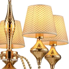 Люстра потолочная ILLUMICO E14  IL6176-5P-27 GD