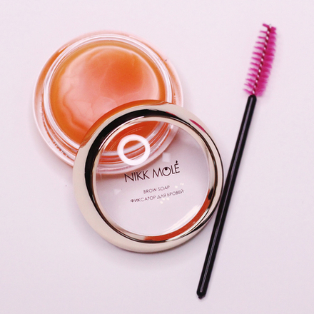 Фиксатор для бровей Nikk Mole Brow Soap (Апельсин)