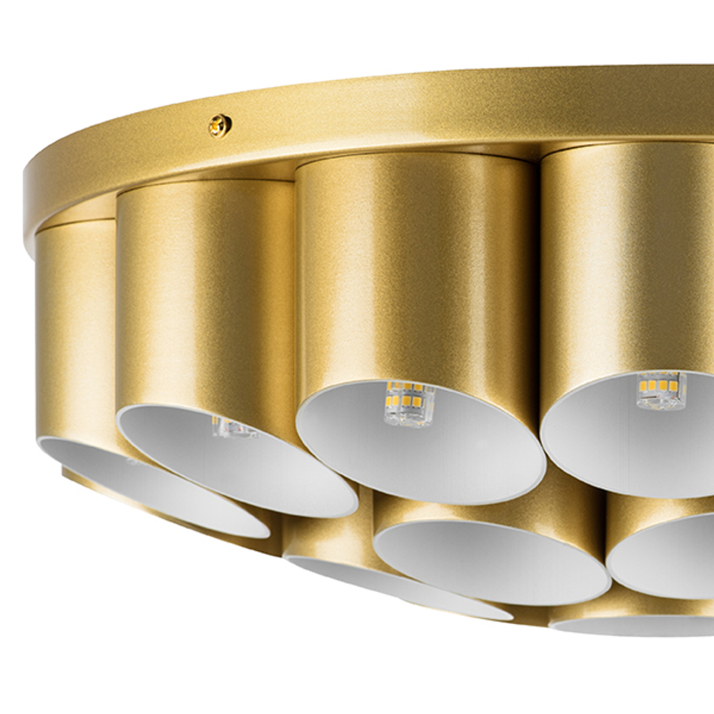 720222 Люстра SIENA 22х40W G9 ЗОЛОТО/БЕЛЫЙ