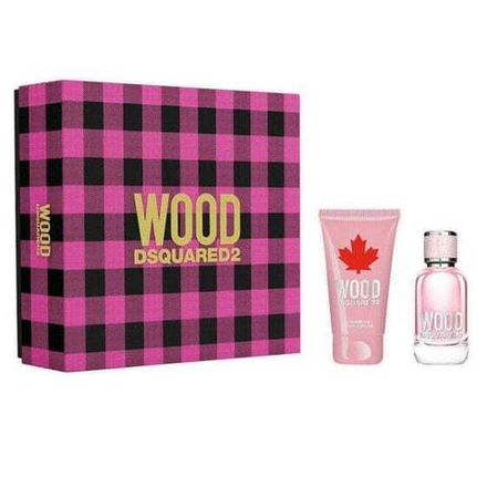 Древесный аромат Dsquared2 Wood For Her Набор туалетная вода 30 мл лосьон для тела 50 мл