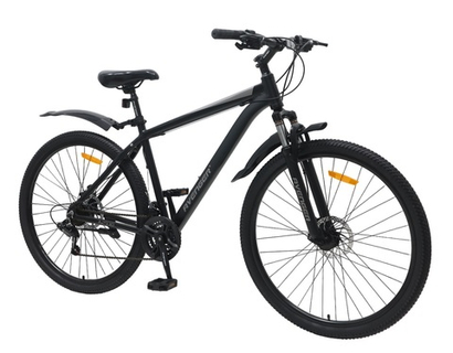 Велосипед 29" AVENGER A293D, черный/серый