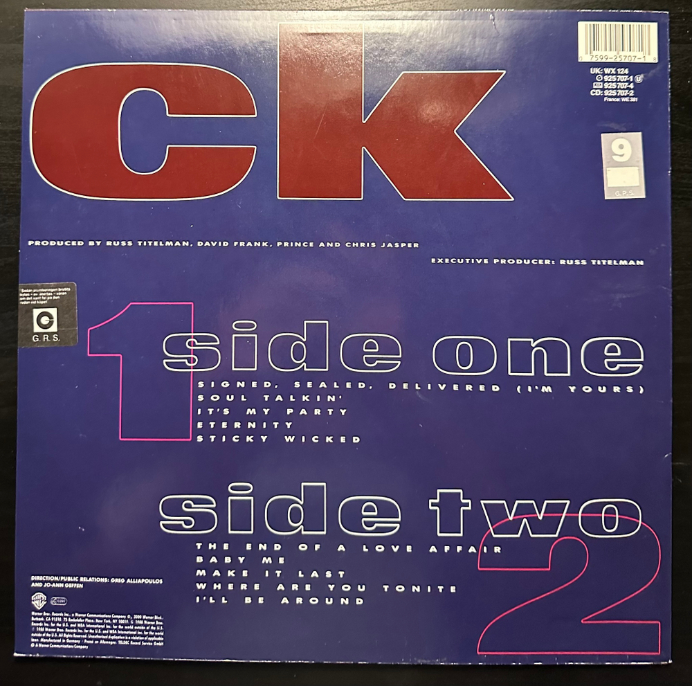 Chaka Khan - CK (Германия 1988г.)