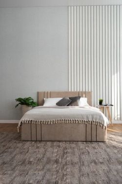 Кровать Леванте 1,6 (Бежевый), ДСВ-Мебель, г. Пенза