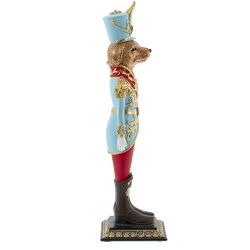 GAEM Фигурка декоративная "Солдатик-собака", L9 W9 H32 см