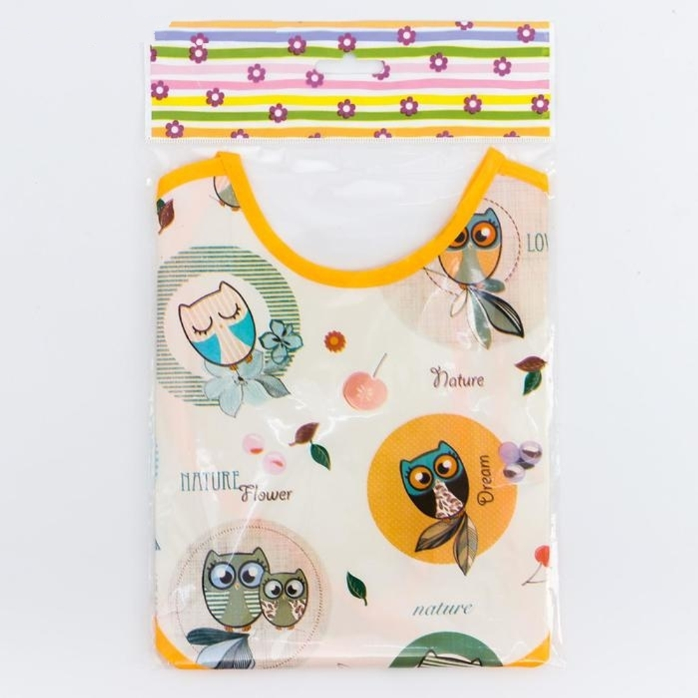 Нагрудник из клеёнки с ПВХ-покрытием, на завязках, цвета МИКС 1125174