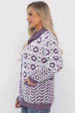 Свитер на молнии Сканди НЬЮ (сиреневый) Б14401-20М LT Collection