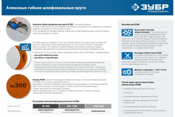 Алмазный гибкий шлифовальный круг для мокрого шлифования ЗУБР 125 мм, BUFF 29867-10000