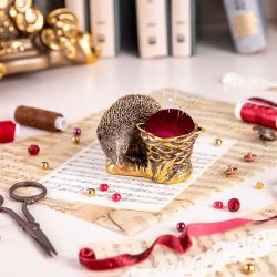 Игольница Ежик Барб Бронза