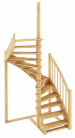 Лестница на второй этаж К-005м/1 Левая