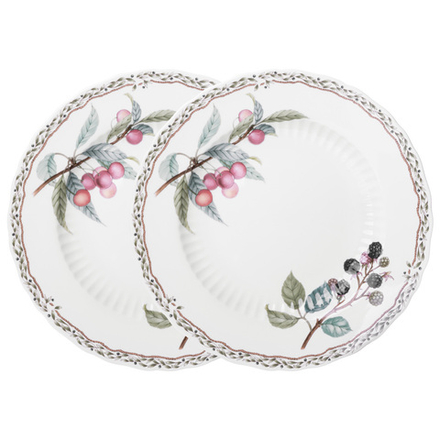 НАБОР ТАРЕЛОК ОБЕДЕННЫХ LEFARD "FRUIT GARDEN" 2 ШТ. 25,5 СМ (КОР=16НАБ.)