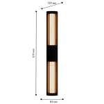 Уличный настенный светодиодный светильник Favourite Asador 4827-2W