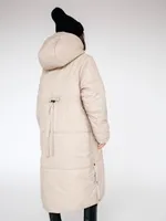 Купить Пуховик ko-ko-ko зимний женский бежевый Пуховик ko-ko-ko зимний женский бежевый