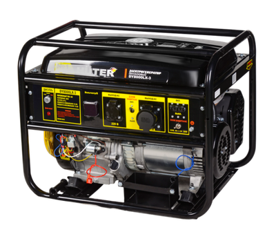 Портативный бензогенератор Huter DY8000LX-3
