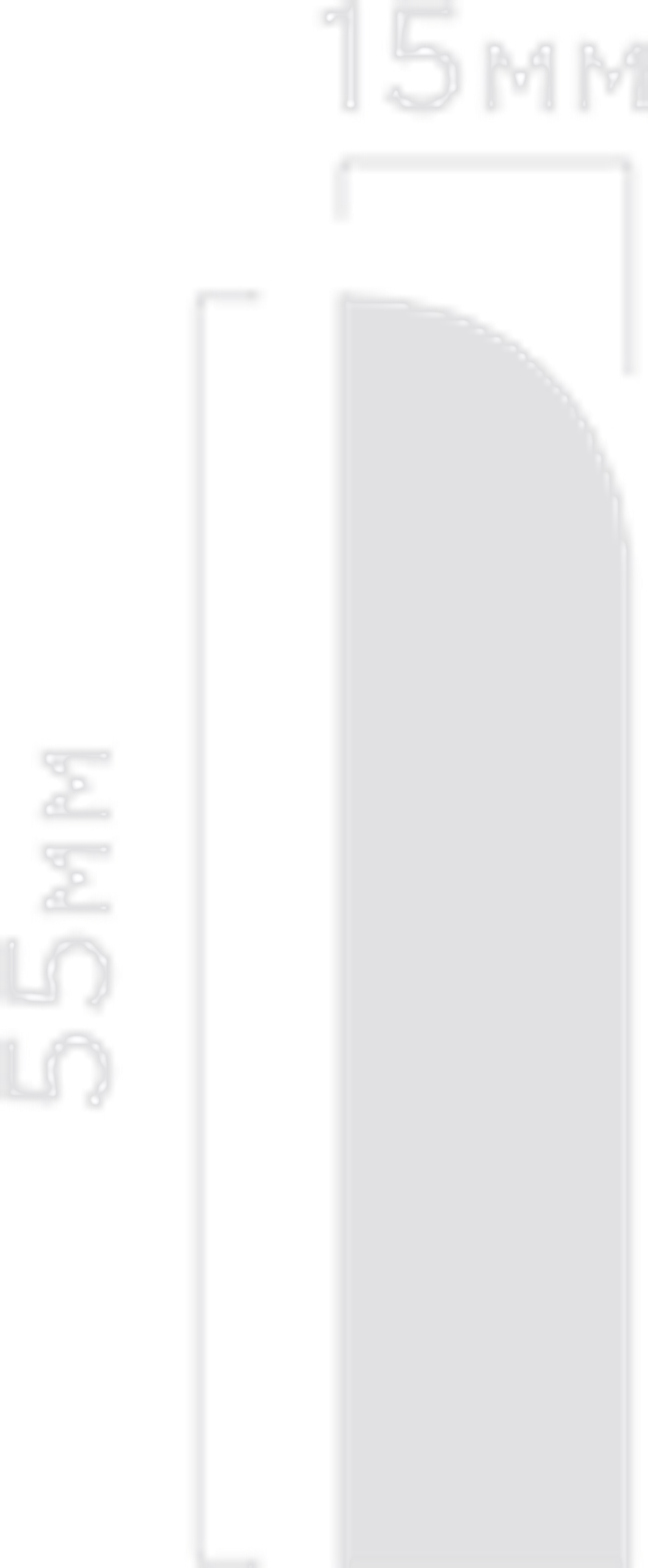 Плинтус HiWood, 55x15 мм