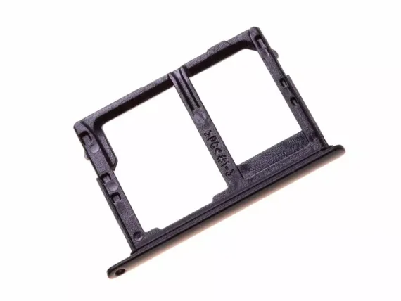Лоток Sim карты и карты памяти (два слота) для Samsung Galaxy A6 A600F / A6+ Plus A605F 2018 (Black)