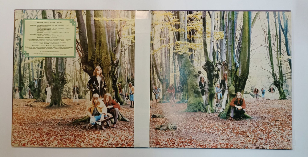 Винтажная виниловая пластинка LP Emerson, Lake and Palmer Trilogy (Japan 1974)