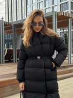 Пуховик Шерон черный