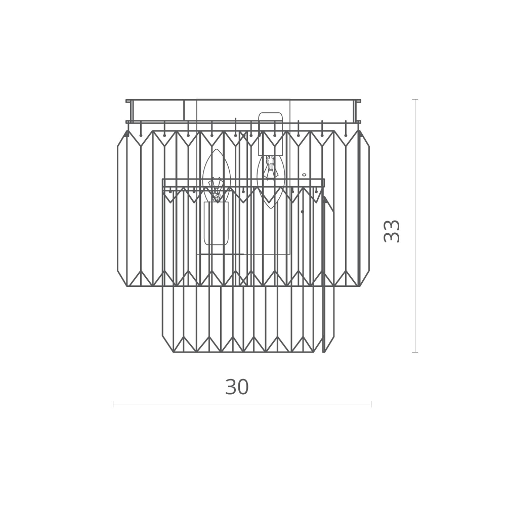 Бра Divinare Nova 3001/01 AP-2