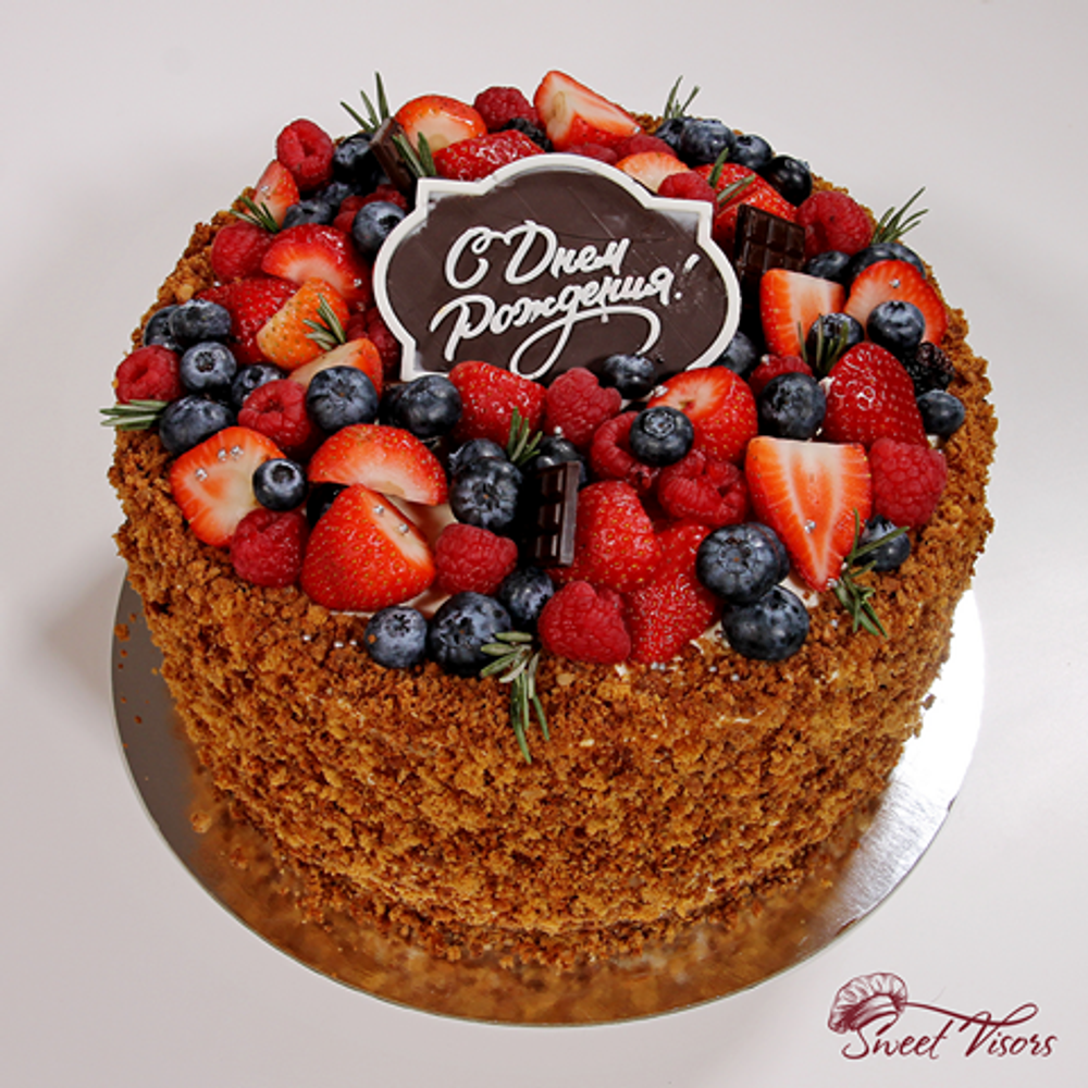 Декор торта Ягодная горка на день рождения кондитерская Sweet Visors Сладкие Козырьки. Кондитер Светлана Дегтерева. Домашние торты на заказ в СПБ. Мы создаем сладкие истории на любой вкус на юбилей, свадьбу, детский праздник. Торты для мальчиков и мужчин, для девушек и девочек. Вы можете заказать десерты ручной работы.