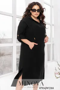 Платье 2384-черный Minova