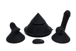 Конусный вибромассажер Cowgirl Cone с 2 насадками