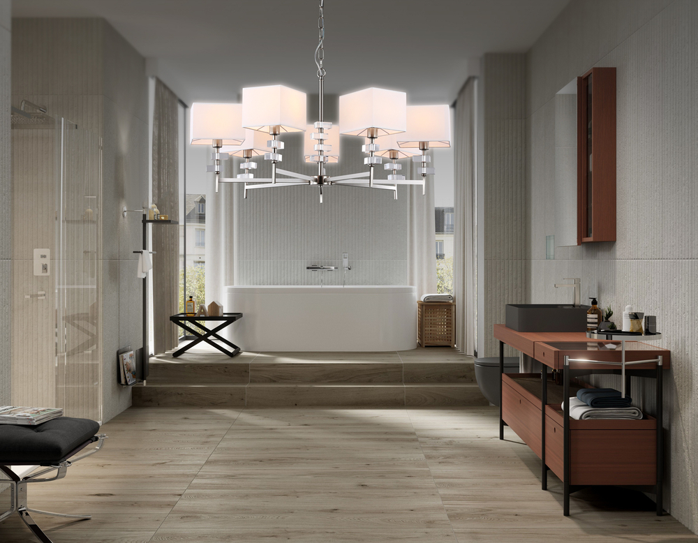 Светильник подвесной LH71323/7 SN/WH никель/белый E14/7 max 40W D860*850