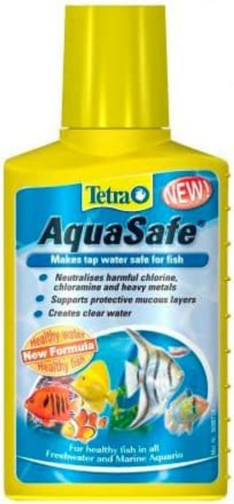 Tetra AquaSafe кондиционер для подготовки воды аквариума 500 мл + ПОДАРОК Tetra Easy Balance 100 мл