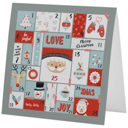 Herald квадратная поздравительная открытка