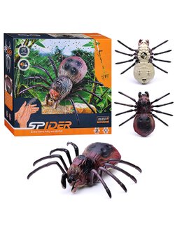 Игрушка Паук с голосовой активацией, со светом и звуком (TT8001)