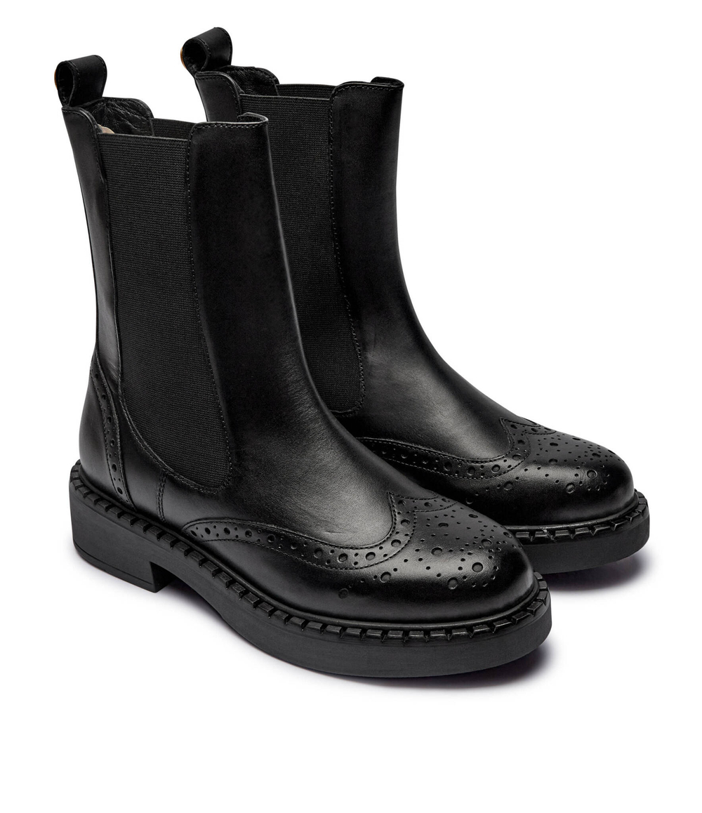 Кожаные челси BEATLES TWINSET - черный(242TGT090)