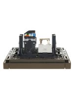 FORTE&PIANO Розетка двойная RJ11+RJ45 кат.5E FP335 серый IEK