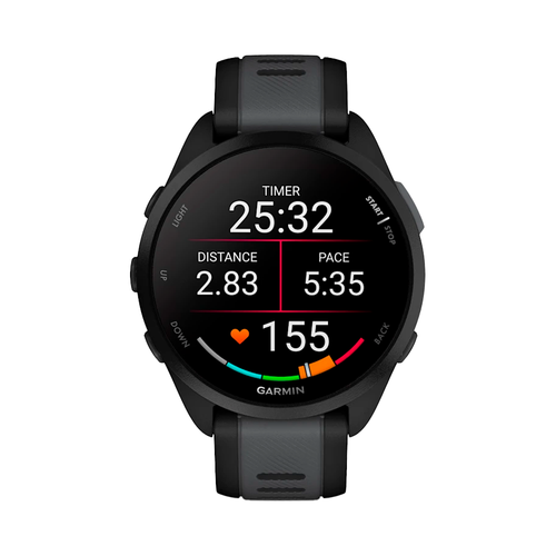 Умные часы Garmin Forerunner 165, 43mm, Black Slate Gray (010-02863-20)