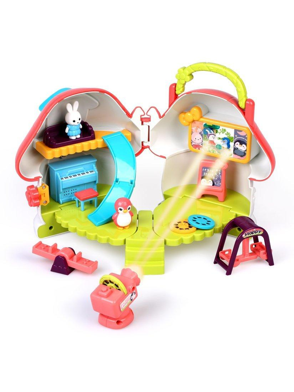 Домик на бат. 13 аксесс, пианино с музыкой, мини-проектор 939920