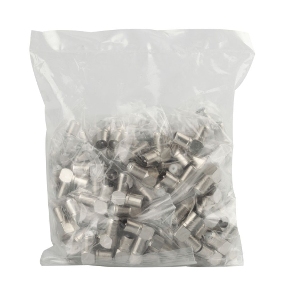 Переходник ЭРА гнездо F-штекер TV угловой упаковка 100 шт. | Разъёмы, переходники, ТВ делители