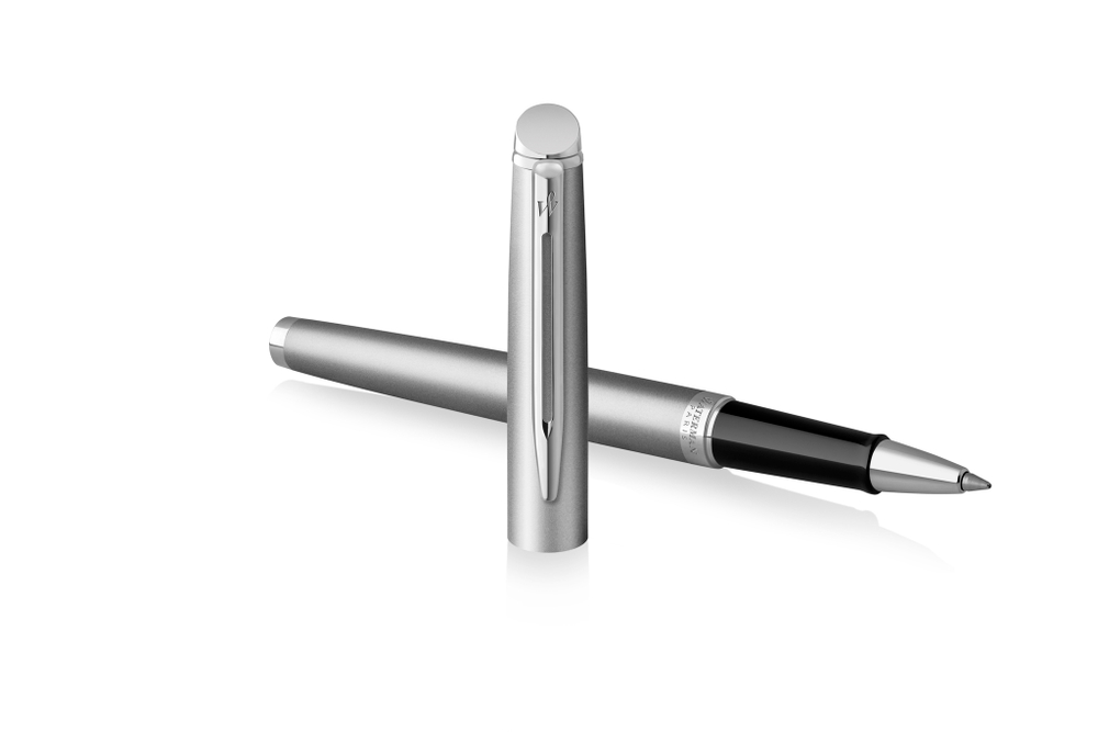 Ручка-роллер Waterman Hemisphere Entry Point Stainless Steel matte в подарочной упаковке