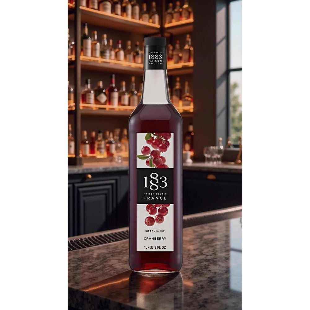 Сироп Клюква 1л 1883 Maison Routin