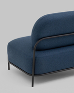 Диван Стоун рогожка синий