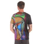 Мужская футболка с разноцветным принтом Sesmik by Vlad Sedov VS001/VS0035