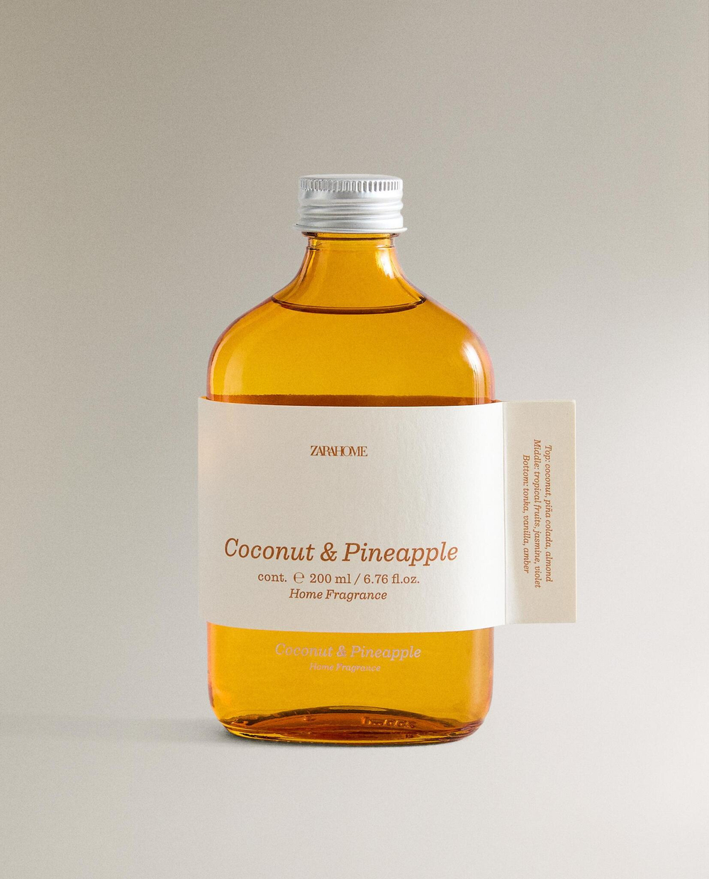 Zara Home COCONUT & PINEAPPLE REED DIFFUSERS — ароматический диффузор с тростниковыми палочками, Кокос и Ананас, 200 мл