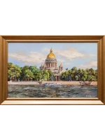 Картина маслом "Санкт-Петербург. Исаакиевский собор" Артемис