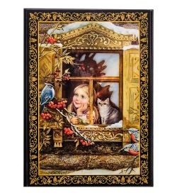 Народные промыслы ШК-11/ 9-L Шкатулка в технике декупаж (16х22х5)