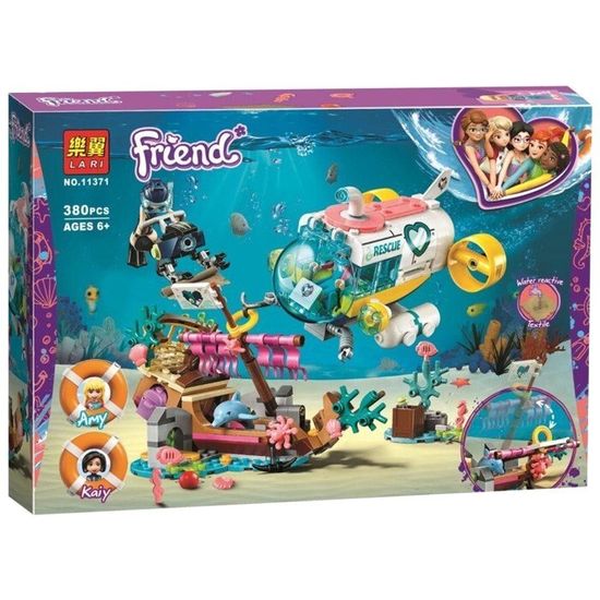 Конструктор арт.  11371 " Спасение дельфинов " , 380 дет .